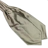 Weixinbuy Men's Ties Solid Long Silk Scarves/Cravat Ascot