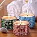 Scented Candles Soy Wax Aromatheray Candle 8.5 Oz tinplate, Set of 3 (Vanilla Lemongrass and Peach)