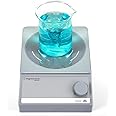 ANZESER Magnetic Stirrer w/Stir Bar, 100 fl.oz Stir Plate, 3000 RPM Magnetic Stir Plate, Magnetic Mixer Grey (No Heating)