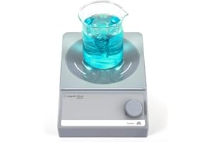 ANZESER Magnetic Stirrer w/Stir Bar, 100 fl.oz Stir Plate, 3000 RPM Magnetic Stir Plate, Magnetic Mixer Grey (No Heating)
