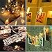 OASMU Christmas Decoration Style Clip String Light Dimmable 50 LED Photo Clips String Lights Dual Powered Choice Fairy Lights for Hanging Photos Pictures Cards Memos for Bedroom