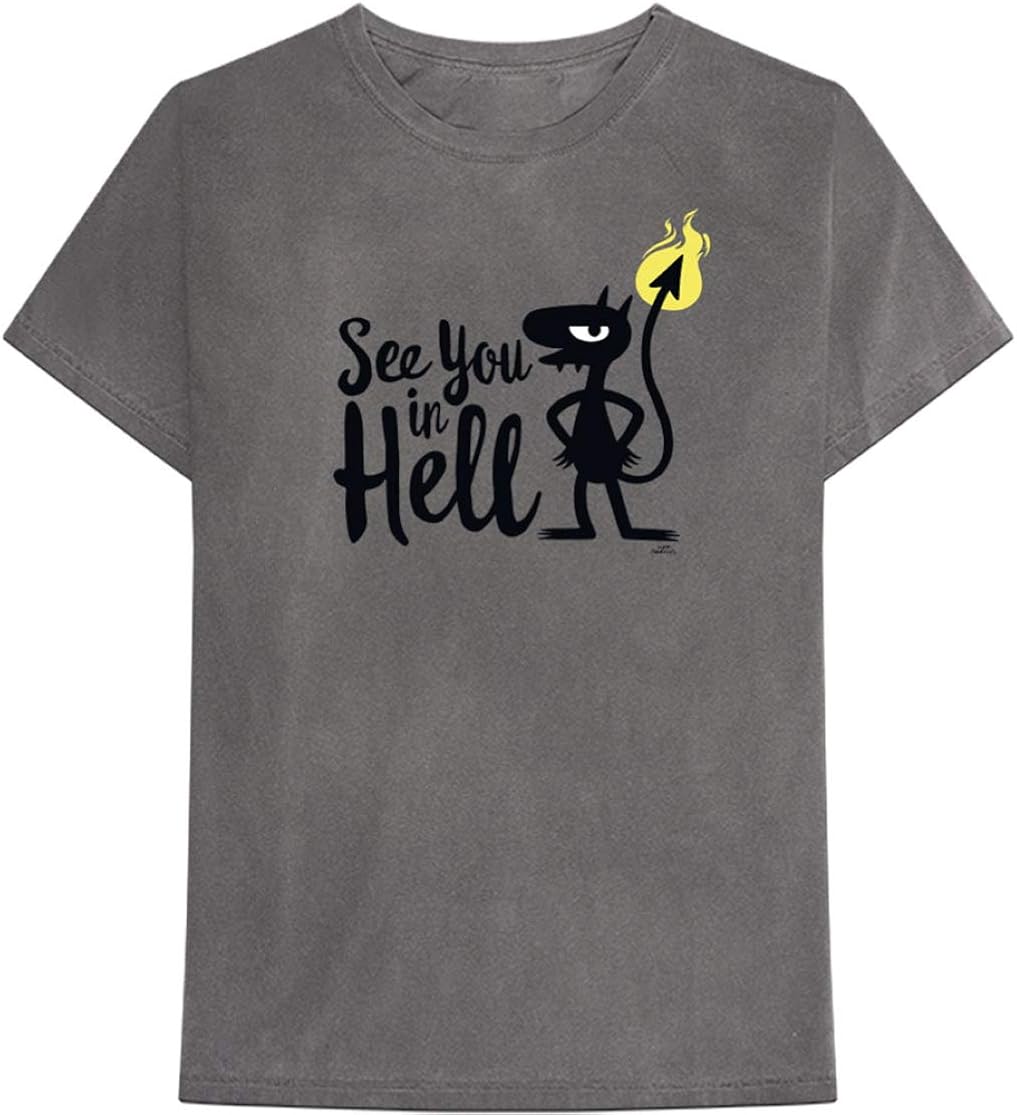 Disenchantment See You In Hell Grey T Shirt Amazon Co Uk Clothing