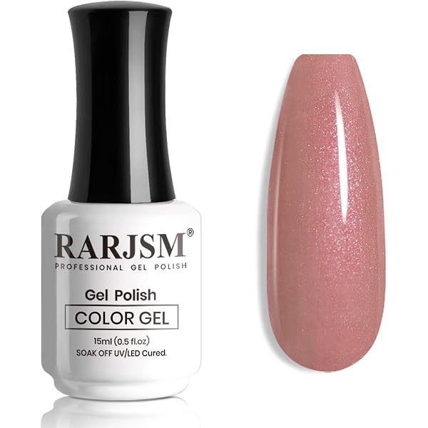 Vishine Nude Pink Gel Nagellack – 16ml, Sheer Neutralfarbe, Soak Off UV Gel Für French Manicure