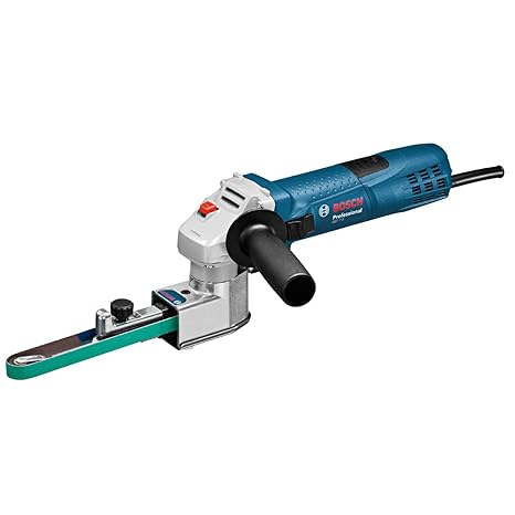 Bosch Professional GEF 7 E, 720 W Nennaufnahmeleistung, 457 mm Band, Länge, 3,5 – 12 m/s Bandlaufgeschwindigkeit, Schleifarm,