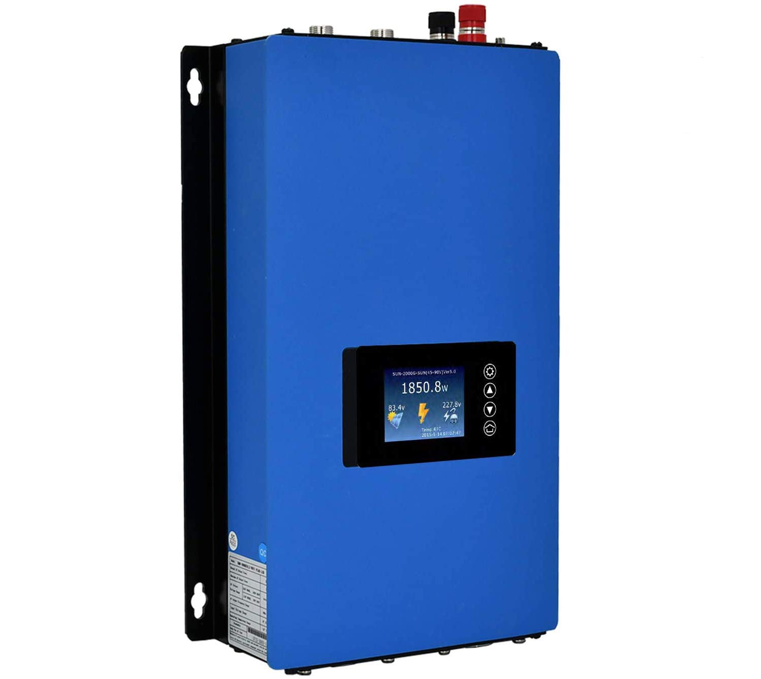 Photo 1 of Y&H 2000W 2KW Grid Tie Inverter Power Limiter LCD Display DC60-110V Solar Input AC185-265V Output PV System SUN-2000GTIL2-T