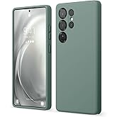 elago Compatible with Samsung Galaxy S25 Ultra Case, Liquid Silicone Case, Full Body Protective Cover, Shockproof, Slim Phone Case, Anti-Scratch Soft Microfiber Lining, 6.8 inch (Midnight Green)