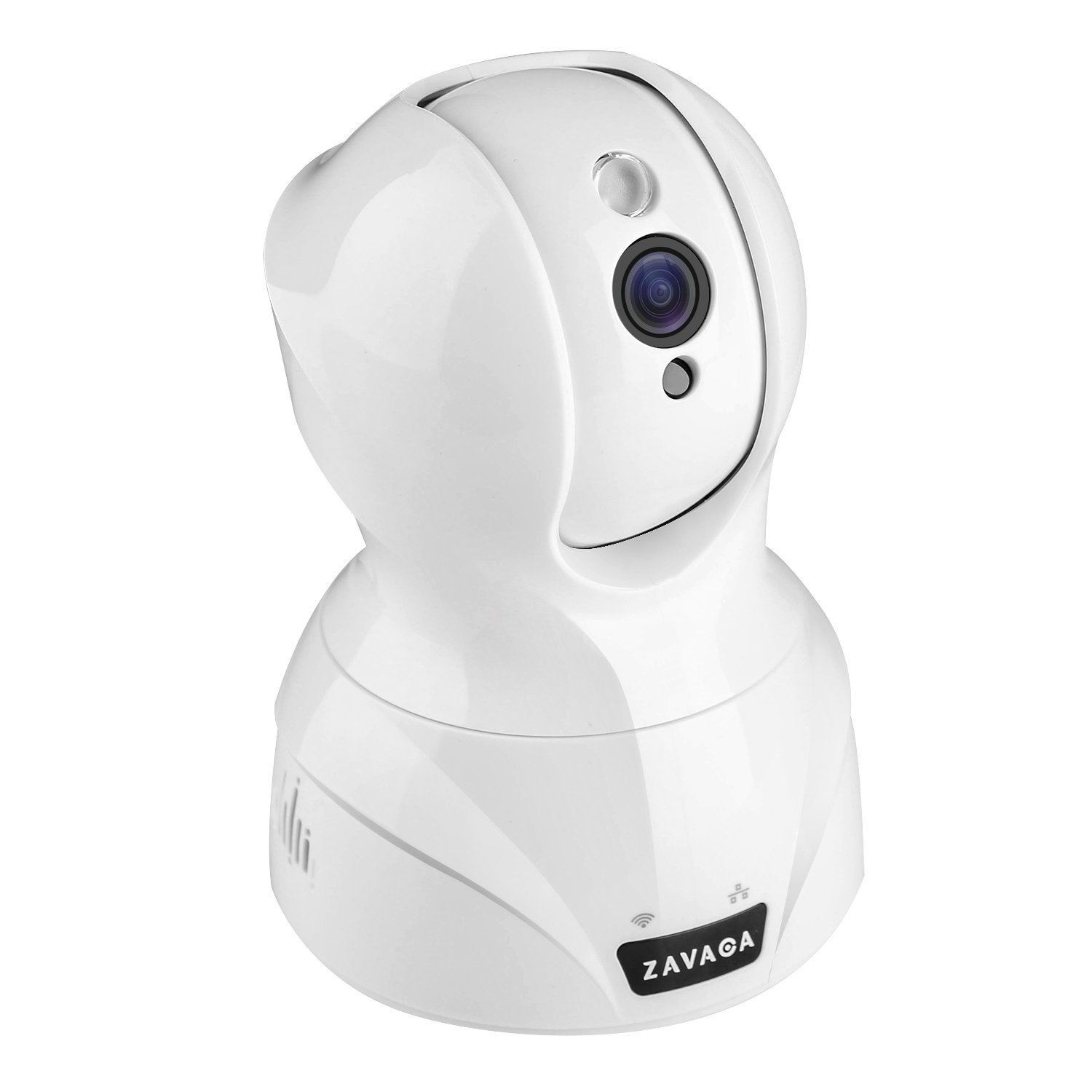 ZAVACA 1080P(1920x1080) Wireless WiFi IP Camera,Home Security Wireless Network Cam with Pan/Tilt/Zoom ,Two-Way Audio (720-White)