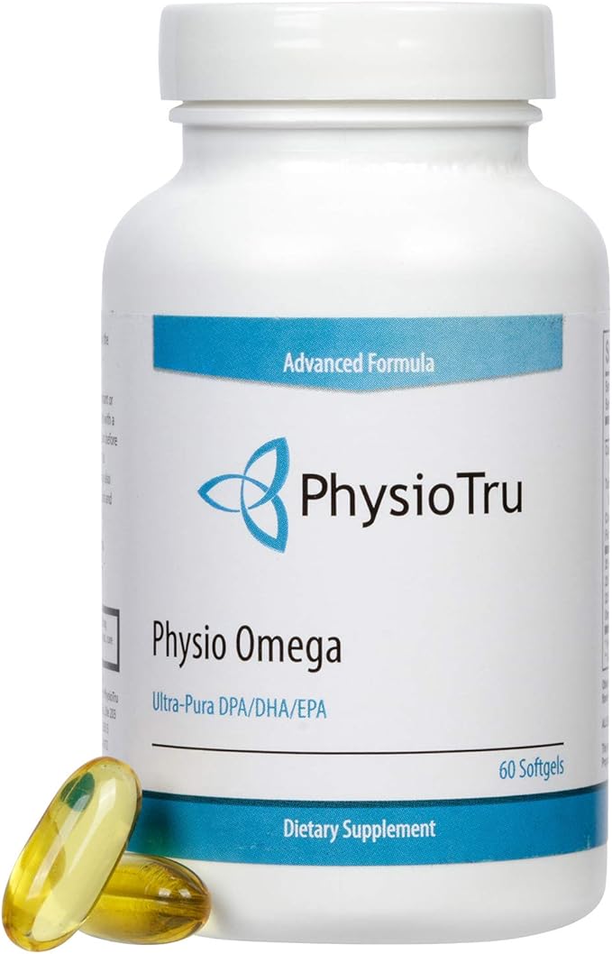 Physio Omega 3 DPA, DHA, EPA Wild Caught Pure Menhaden Fish Oil