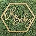 Koyal Wholesale Glitter Acrylic Sign, Wedding Display, Party Banner (Oh Baby)