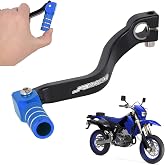 USTPO Dirt Bike Gear Shifter Shift Lever for DRZ400 DRZ400S DRZ400SM | Folding Tip CNC Dirt Bike Gear Shifter Shift Lever for DRZ400 DRZ400S DRZ400SM DRZ400E 2000-2023 Gold