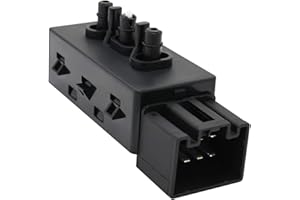 Power Seat Switch Driver Side, 6 Way Driver Seat Switch, for 2005-2019 Ford Lincoln Mercury, Replacement for 12451495 9L3Z14A701A, 5F9Z14A701AA, PSW5, by NAKAO