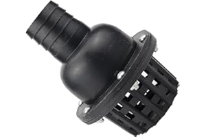UPIQNG Water Pump Foot Valve PVC Check Valve Low Pressure Flat Check Valve for Fluid Machine,2in Connector