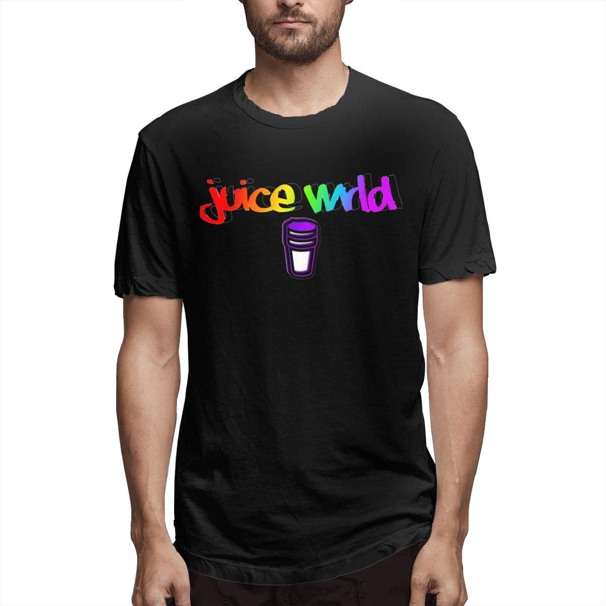 Juice Wrld Logo Cup Shirts Men's CustomMade T Shirt Black Amazon.ca