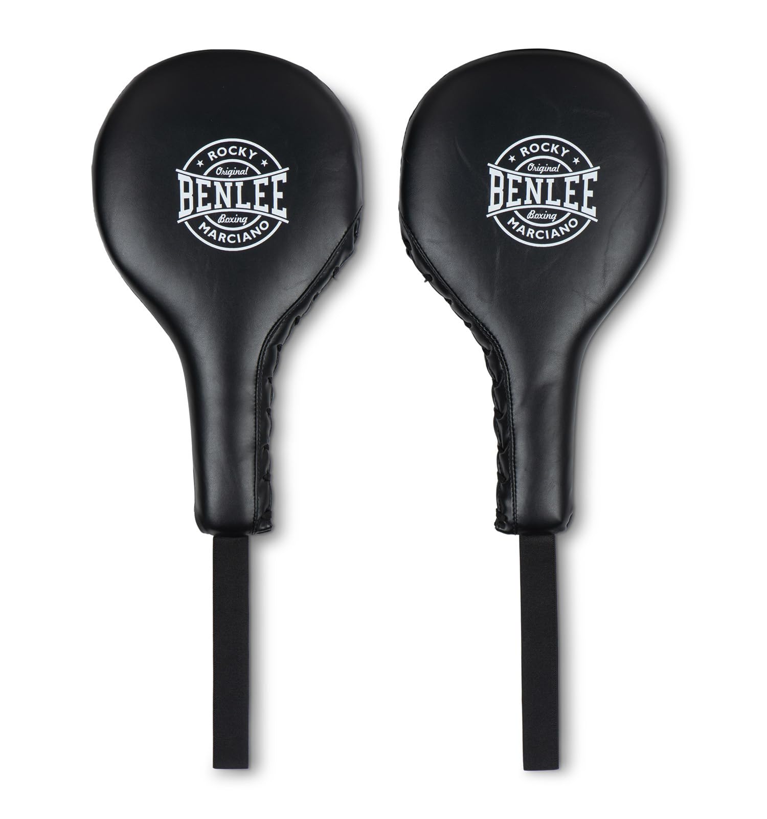 BENLEE Rocky Marciano Unisex – Adults Vento Artificial Leather Hook & Jab Pads, Black, One Size