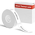 NIIMBOT Thermal Labels(0.59" x 1.97") Printer Sticker Paper with Self-Adhesive for D11/D110/D101 Label Maker,1 Roll of 130 (White)