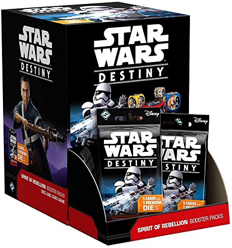 Star Wars Destiny TCG: Spirit Of Rebellion [Dice & Cards] - Booster Box (36 Booster Packs)