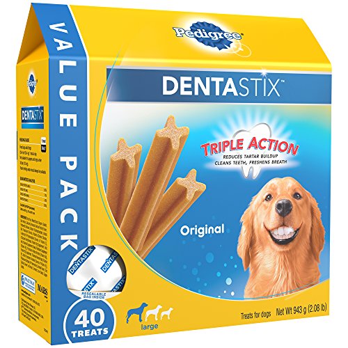 PEDIGREE DENTASTIX Halloween Large Dog Dental Treats Original Flavor, 2.08 lb. Value Pack