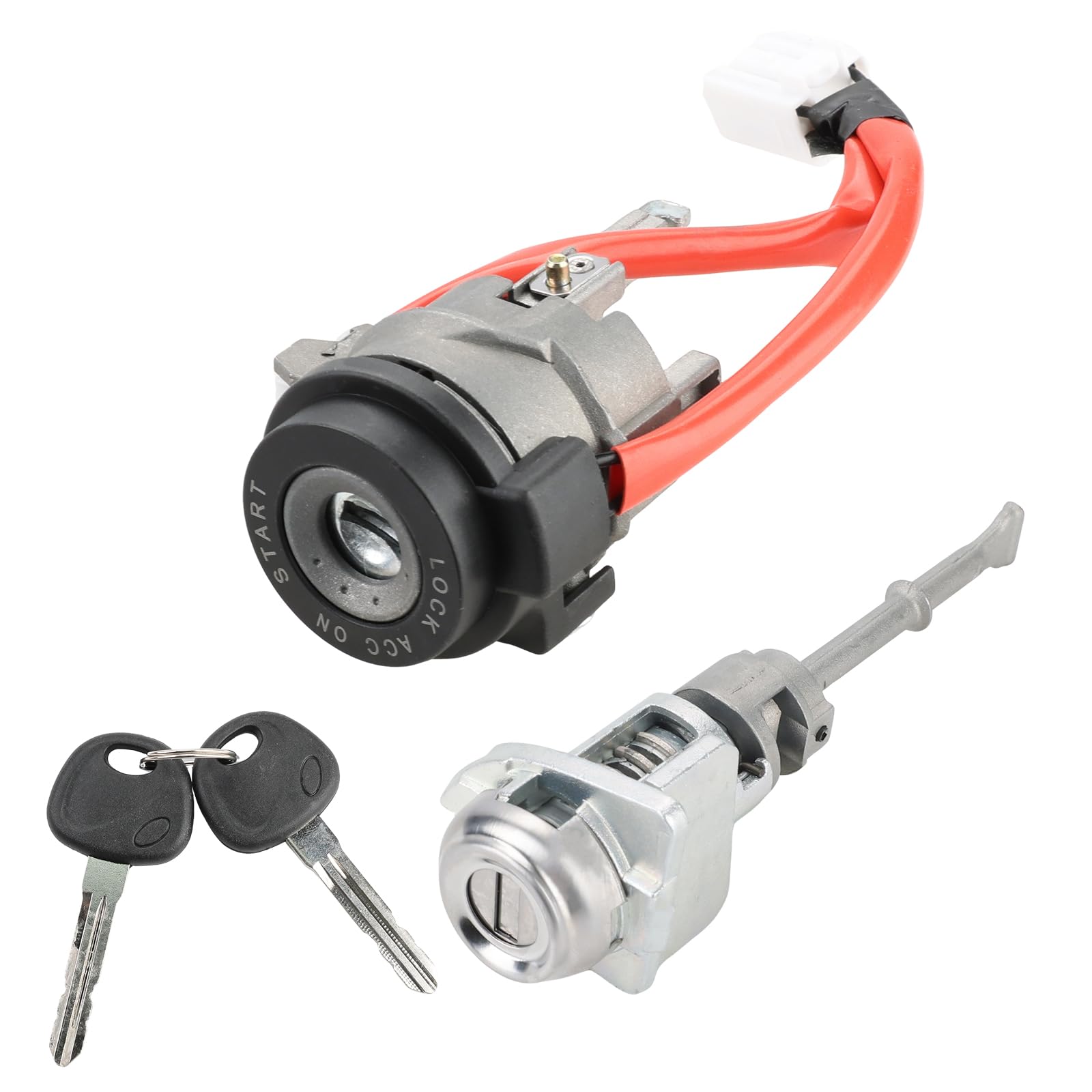 Photo 1 of WMPHE Ignition Switch Door Lock Cylinder with Key Replacement for 81905-F2000 81910-F0000 Compatible with Hyundai Elantra 2015-2020