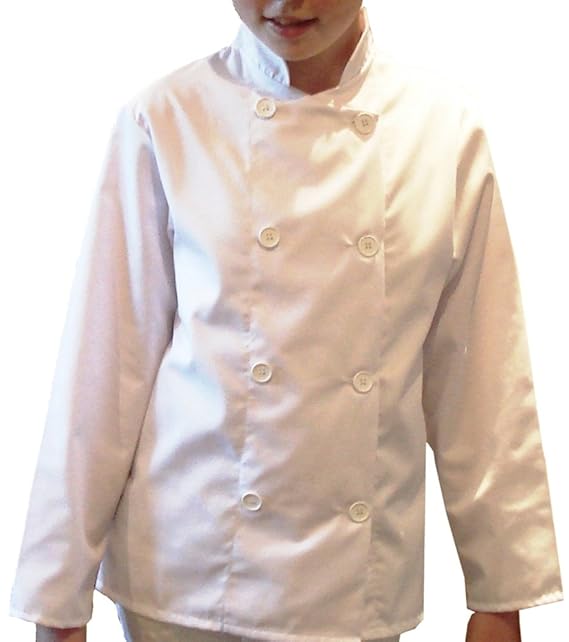 Food Safety Direct Kids Chef Jacket (Age 57 years) Amazon.co.uk Clothing