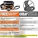 Double Camping Hammock - Portable Two Person Parachute Hammock for Outdoor Hanging. Heavy Duty & Lightweight, Best for Backpacking & Travel. Sunset Edition (Black/Orange)