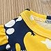 Birdfly Dinosaur Costume Child Small Fly Sleeve for Toddler Baby Kids Girl Dress in Yellow.