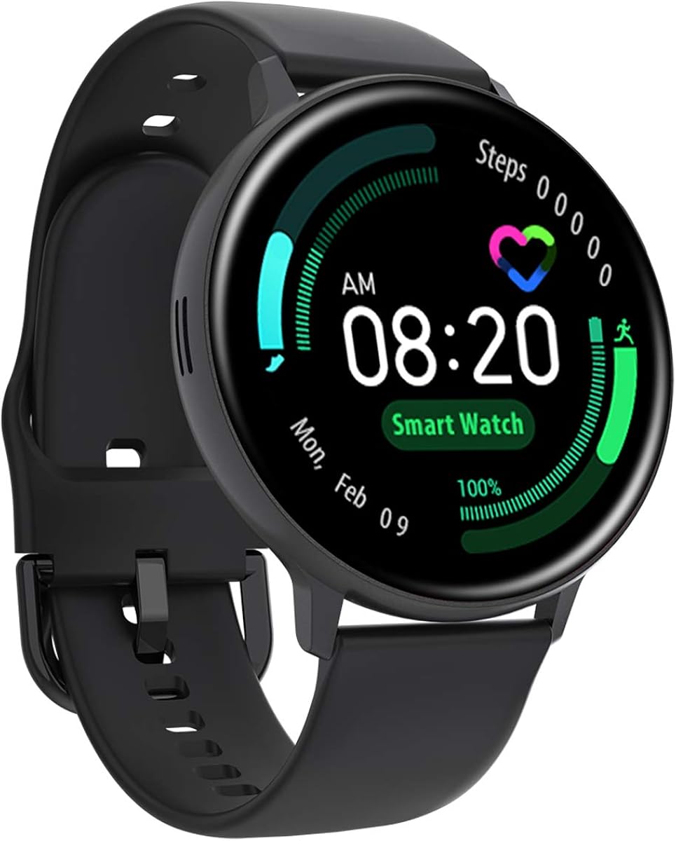 Full Round Screen Health Tracker Multi Dials Smart Watch Heart Rate Blood Pressure Monitor Wireless Charging Fitness Tracker