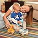 Wooden Pull Along Toy Set of 3- Beautiful Giraffe, Elephant & Zebra Pull Along Toy for Baby Boy & Girl- The Best Toy for 1-Year Olds and up- Outdoor & Indoor Toy for Babies & Toddlers- Child Safe Toy