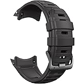NotoCity Band for Garmin Instinct 2X Solar, Instinct 2X Soft 26MM Silicone Replacement Watch Strap(Graphite Gray)