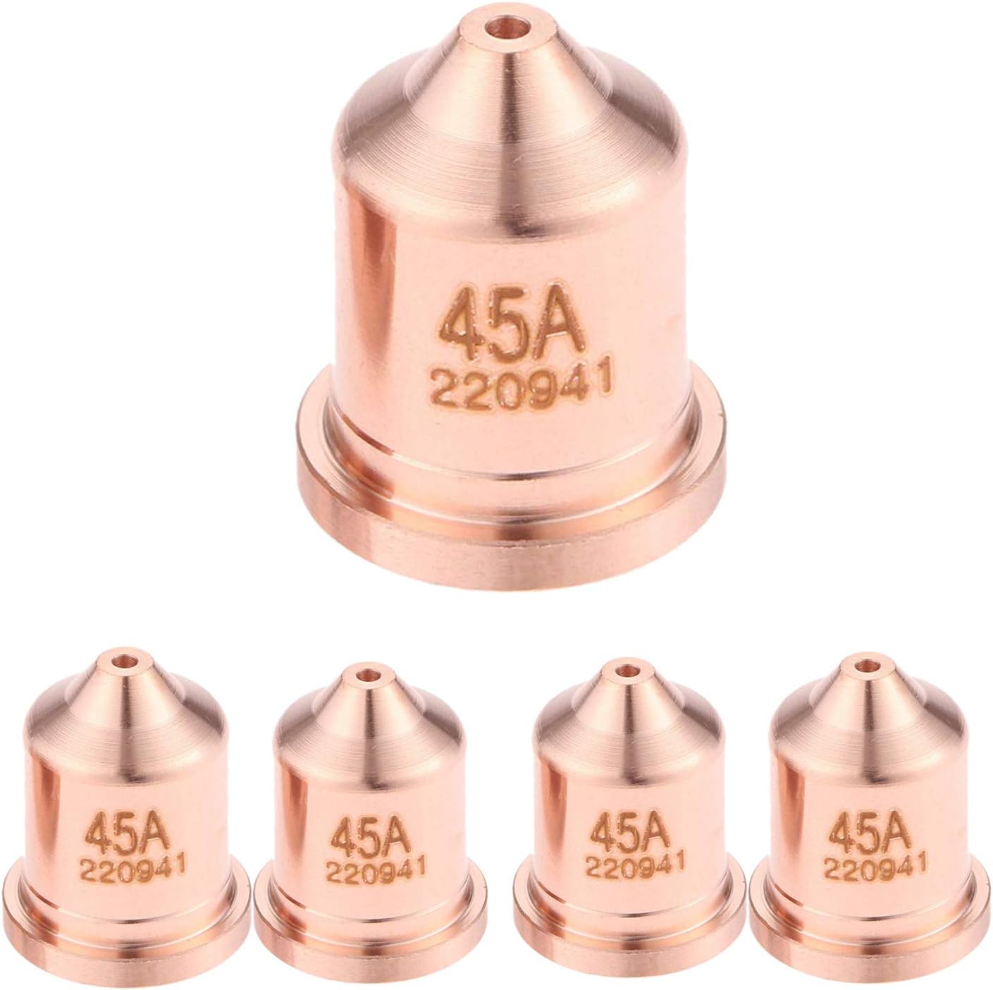Marvedi 5Pcs Plasma Nozzle 220941 Fit for PMX 65 85 Amperage 45A