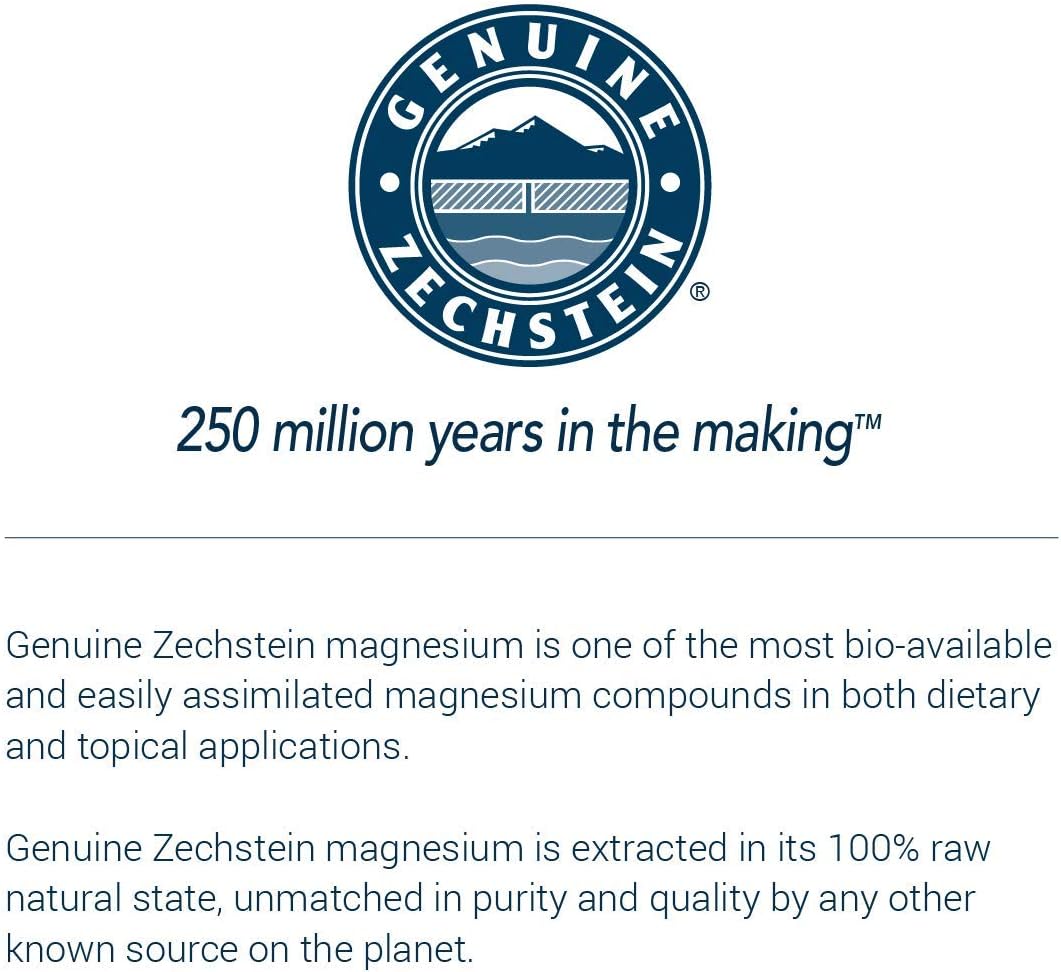 Ancient Minerals Magnesium Oil Spray Bottle of Pure Genuine Zechstein Magnesium Chloride - Topical Magnesium Supplement for Skin Application and Dermal Absorption (4oz): Health & Personal Care