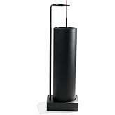 CODINOO Incense Holder for Sticks,Incense Burner Holder,Modern Incense Holder for Stick with Glass Ash Catcher,Insence-Stick Holder [Anti-Ash Flying] for Yoga Spa (Upside Down Full Black)