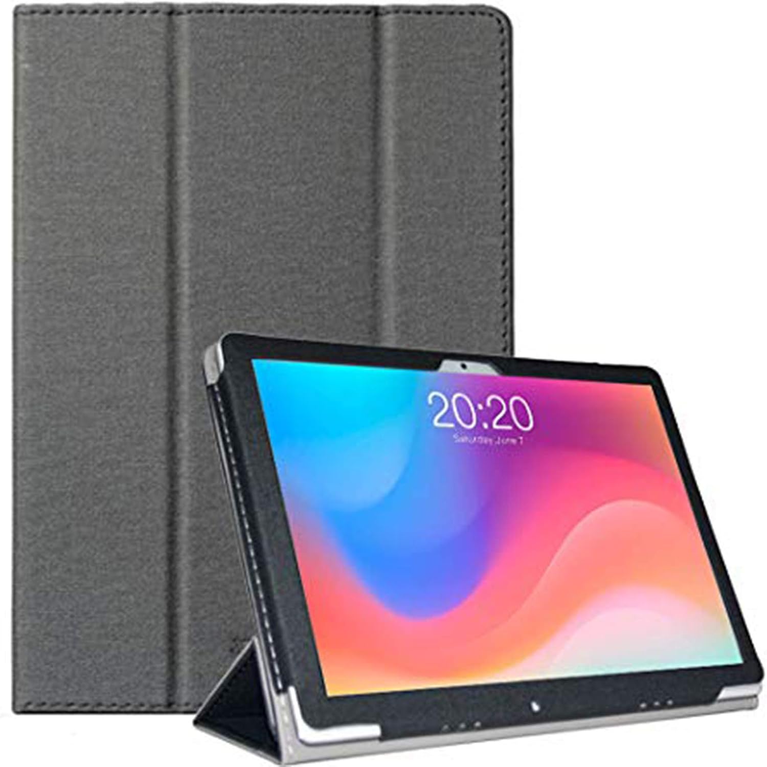 RLTech Case for TECLAST P10SE, Slim Lightweight Smart Shell Folio Cover with Stand Function for TECLAST P10SE Tablet, Black