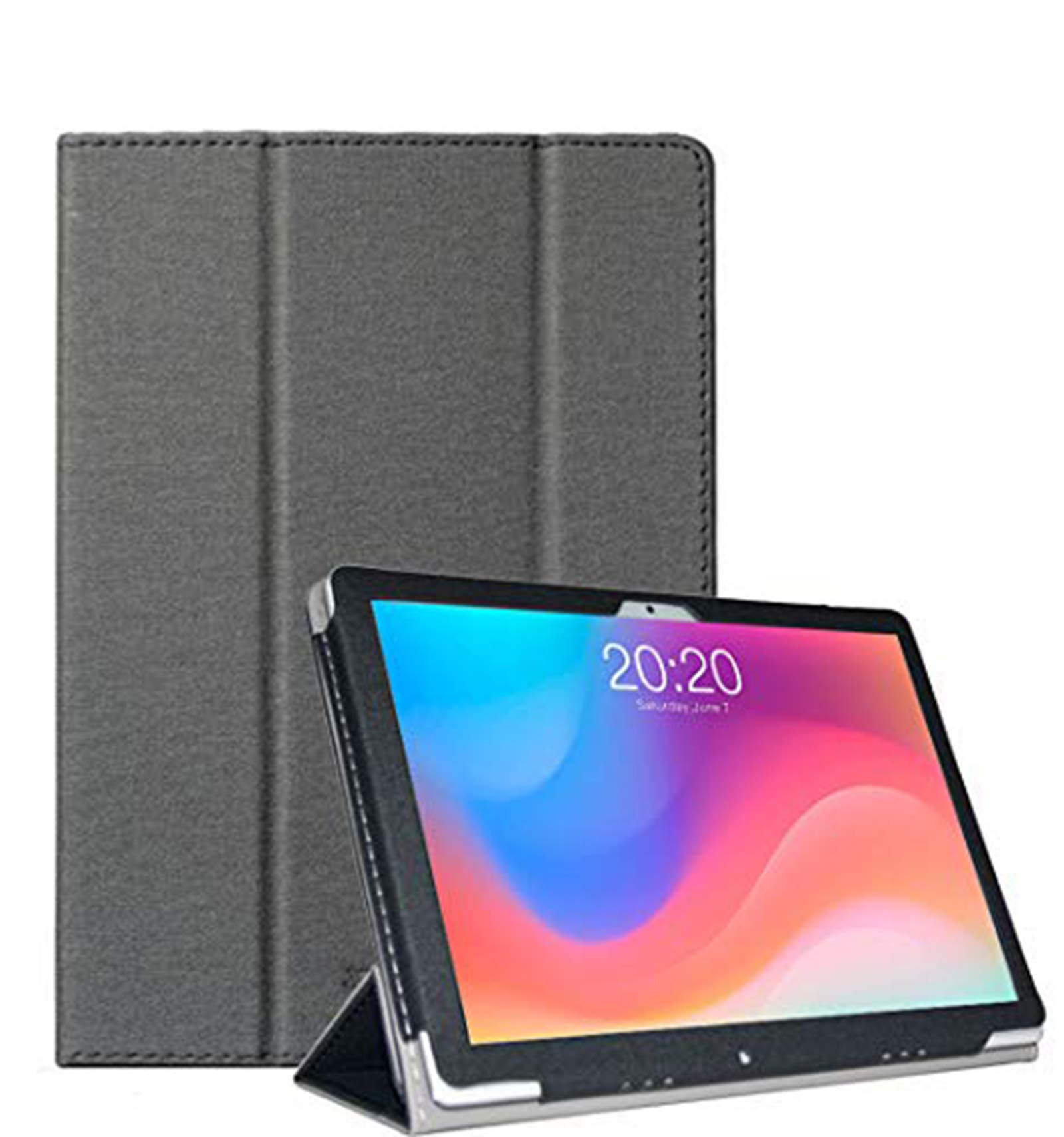 RLTech Case for TECLAST P10SE, Slim Lightweight Smart Shell Folio Cover with Stand Function for TECLAST P10SE Tablet, Black