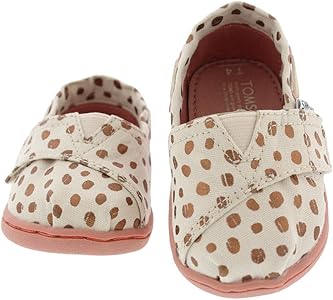 toms rose gold polka dot shoes