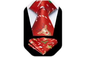 Enlision Boys Tie Kids Necktie with Pocket Square Set Ties for Boy Formal Neck Strap Youth Tie for Kids Party School