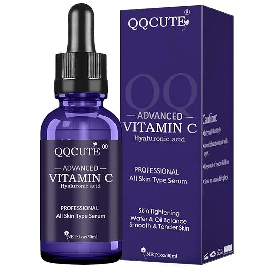 QQcute 30% Vitamin C Serum with Hyaluronic Acid, Organic Anti-aging Moisturizing Skin Care for Face and Neck with Natural Ingredients Eye & Facial Treatment Serum(1 fl. oz) best night serum QQcute 30% Vitamin C Serum with Hyaluronic Acid, Organic Anti-aging Moisturizing Skin Care for Face and Neck with Natural Ingredients Eye & Facial Treatment Serum(1 fl. oz) best night serum