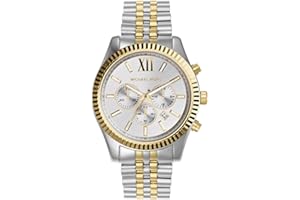 Michael Kors Lexington Men's Watch, Stainless Steel Bracelet Watch for Men
