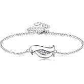 YFN Penguin Gifts Sterling Silver Penguin Bracelet Penguin Pendant Jewelry for Women Gifts