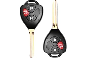 VOFONO Keyless Entry Remote Replacement Key Fob Fit for Toyota Rav4 2006-2010/Scion XB 2008-2013 Vehicles That Use HYQ12BBY with 4D67 Chip (2 Pack)