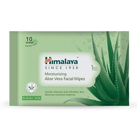 himalaya moisturising aloe vera facial wipes