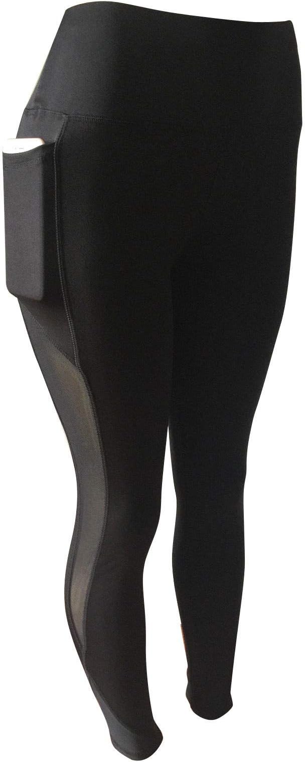 NY GOLDEN FASHION Women High Waist Compression Yoga Pants Workout Fitness Active Leggings with Pockets