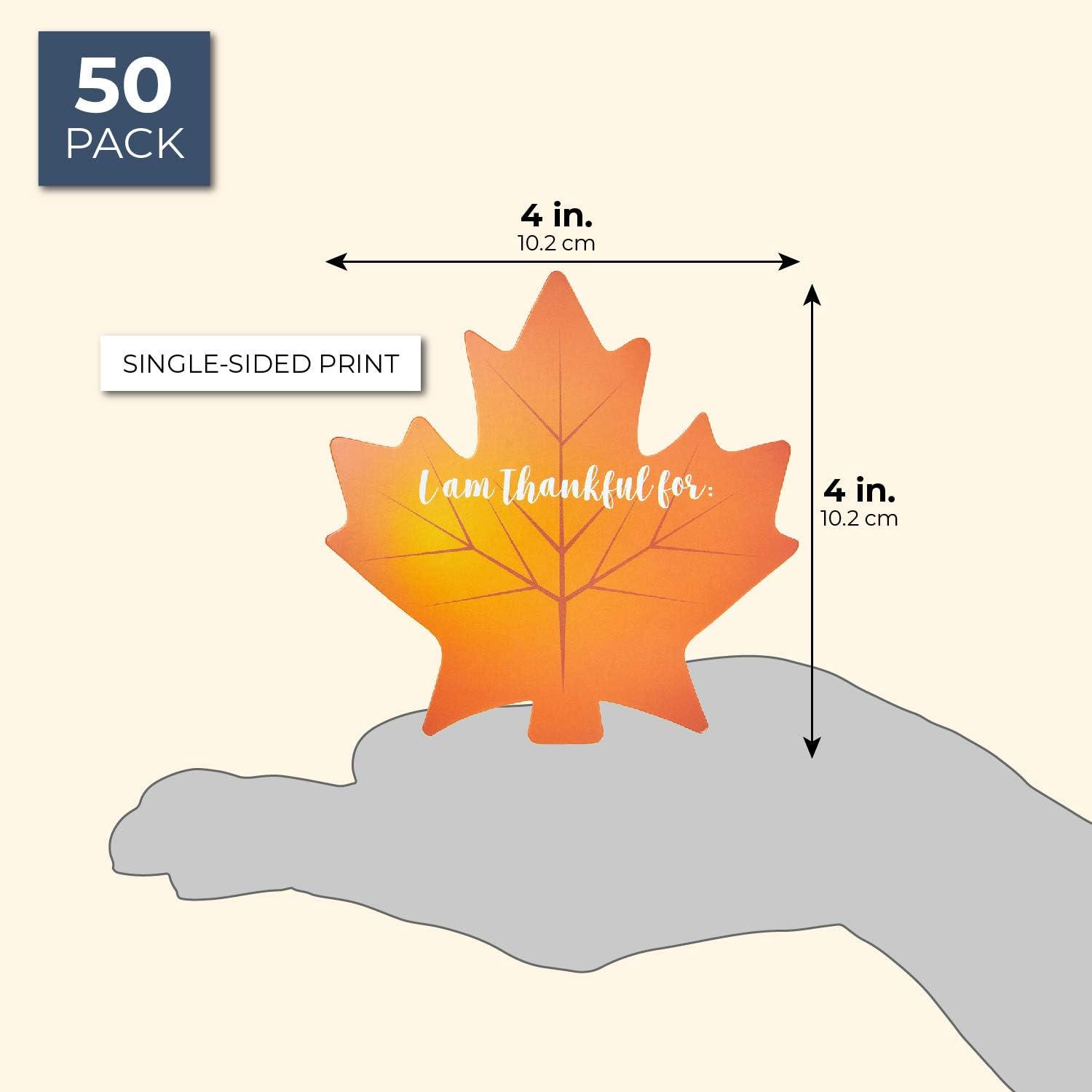 Thanksgiving Table Place Cards, Maple Leaf Cutouts (50 Count): Home & Kitchen