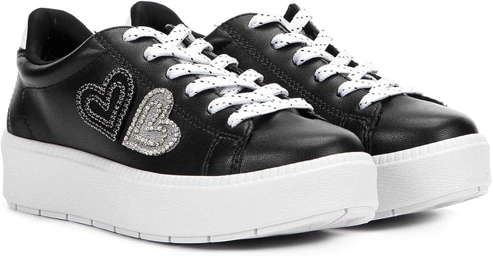 tenis flatform ramarim preto