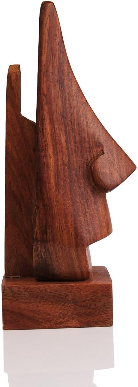 storeindya Wooden Handmade Nose-Shaped Eyeglass Spectacle Holder,Eyewear Retainer, Sunglasses Holder, Spectacle Display Stand - Image 5