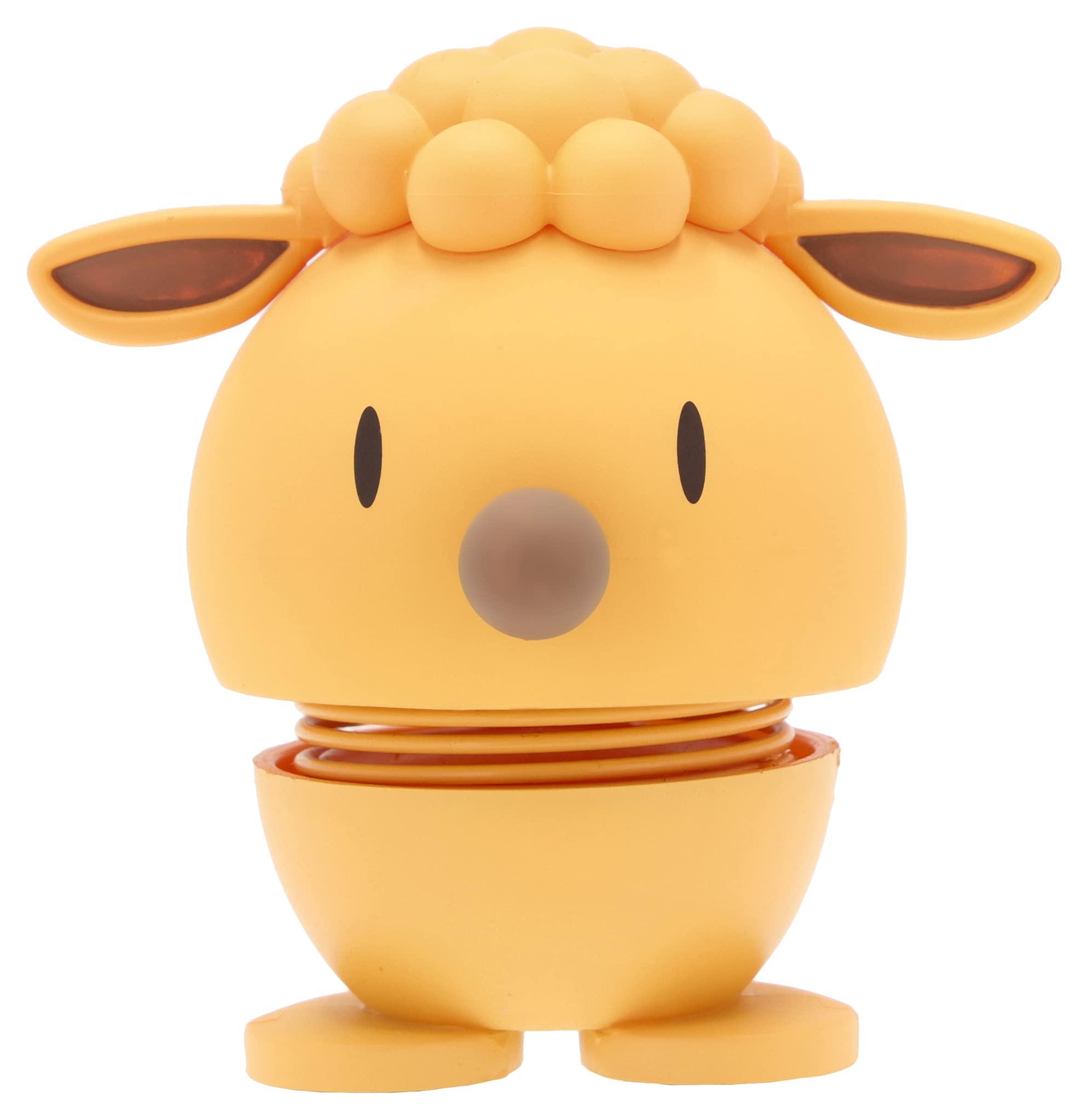 Hoptimist Soft Lambert – Wobbly Figure Decoration for Easter and Spring – Scandinavian Desk and Home Ornament – Cute Collectible Gift for Friends and Families – 9 x 5.8 cm – Small – Mimosa