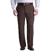 Haggar Men's Premium Comfort Classic Fit Flat Front Dress Pant - Regular and Big & Tall