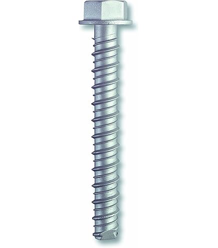 Red Head 3/4” X 4.5” Large Diameter Tapcon Anchors – Concrete Screws, 10-Pack