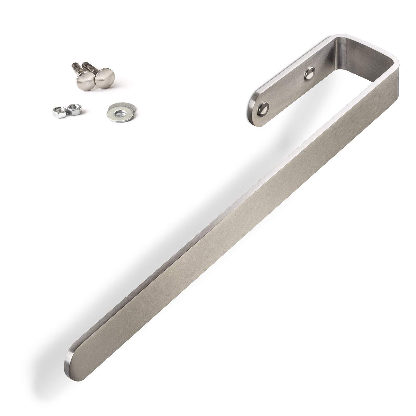 Towel Rail PAN Cabinet Mounting/Real Stainless Steel Brushed Finish/Length: 340 mm/Width: 60 mm/Height: 30 mm /