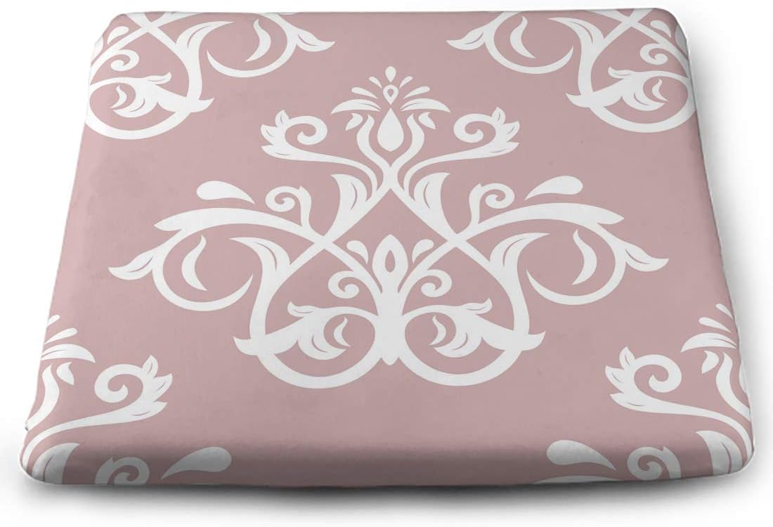 Tinmun Square Cushion, Oriental Classic Pattern Abstract Purple Large Pouf Floor Pillow Cushion for Home Decor Garden Party