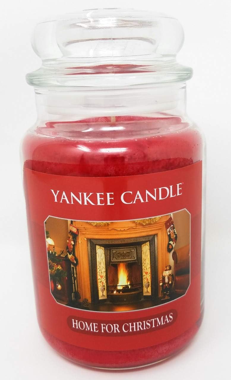 Amazon Com Yankee Scented Candle Home For Christmas Fragrance In Large Jar With Lid 22 Oz Home Improvement
